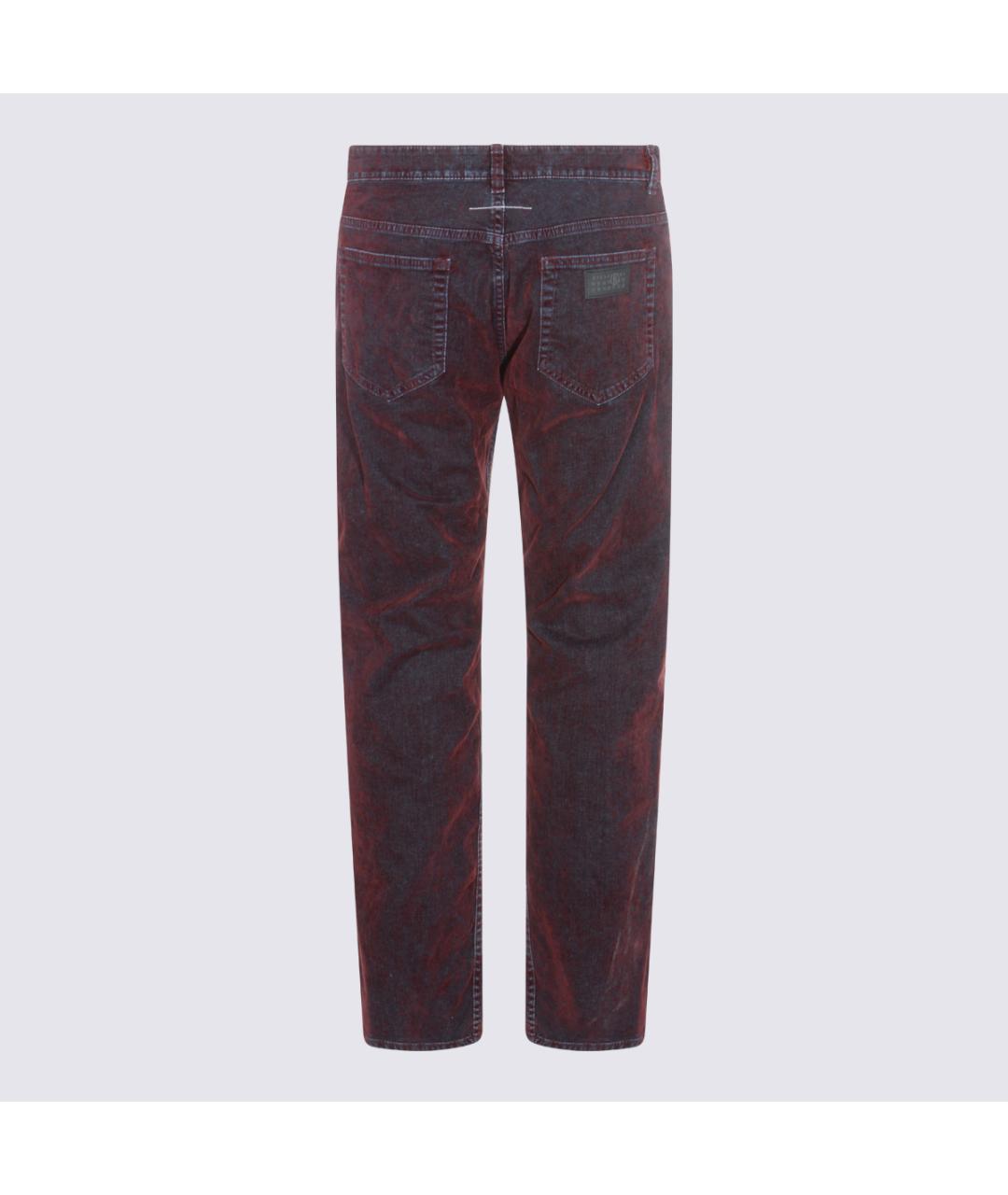 MM6 MAISON MARGIELA Мульти хлопковые повседневные брюки, фото 2