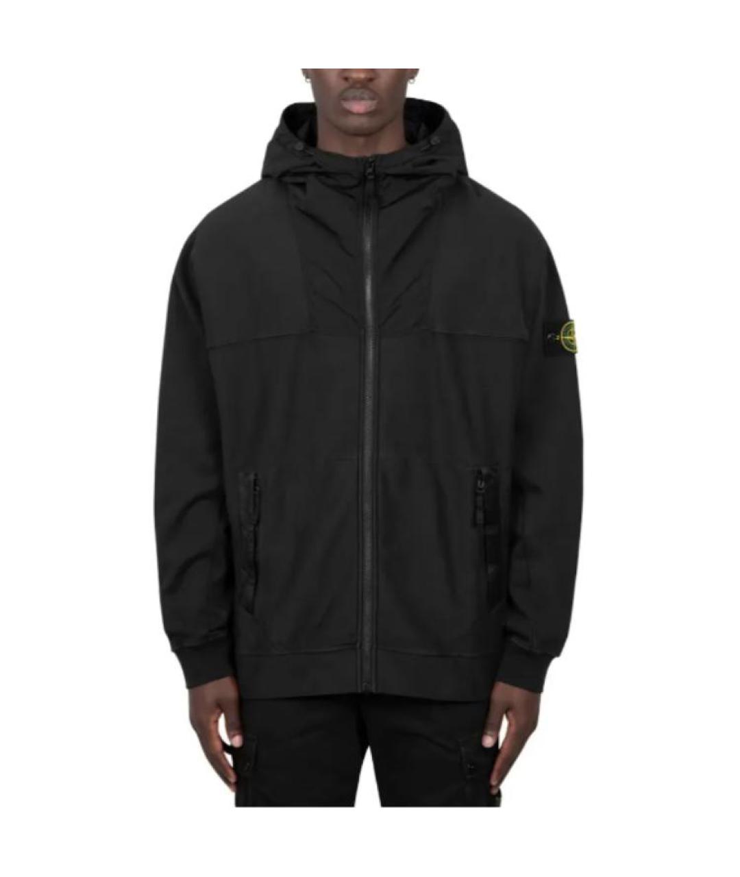 STONE ISLAND Черная куртка, фото 4
