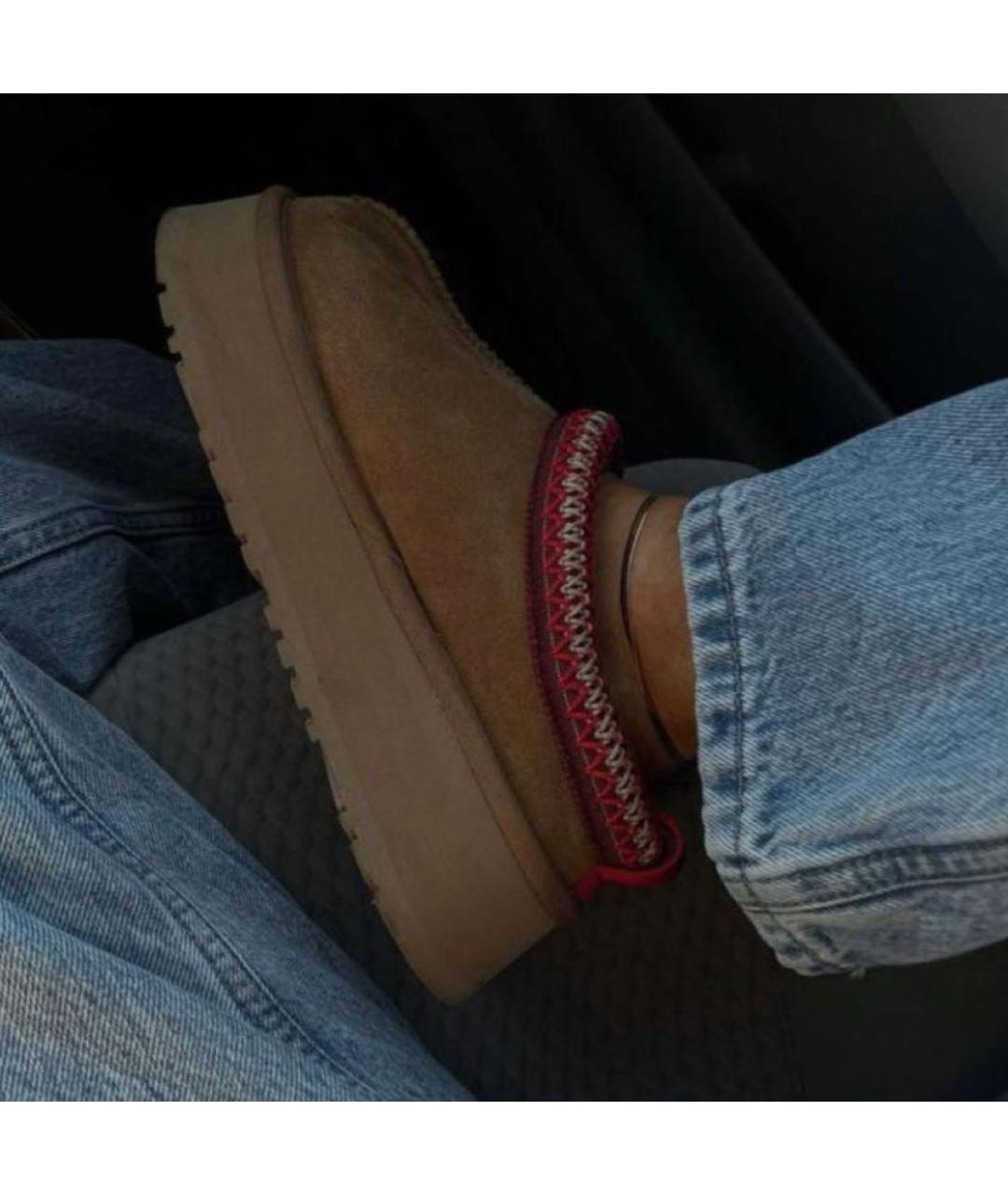 UGG Коричневые замшевые сабо, фото 2