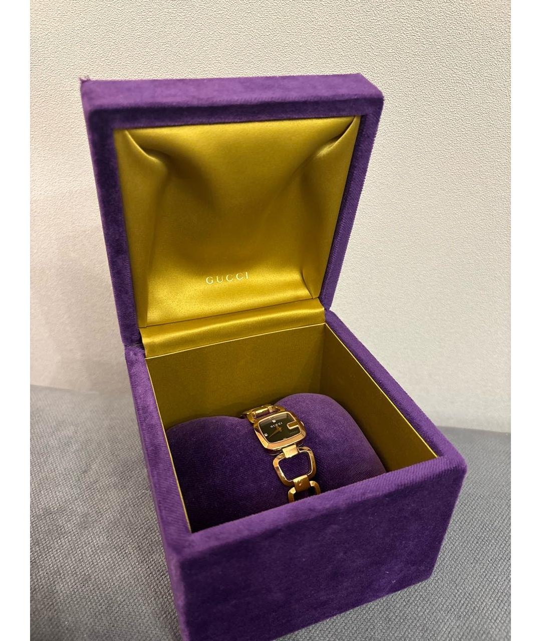 GUCCI Золотые часы, фото 4