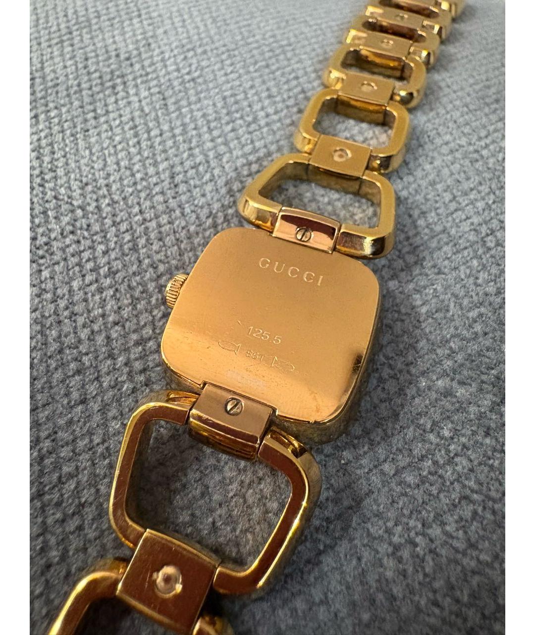 GUCCI Золотые часы, фото 2