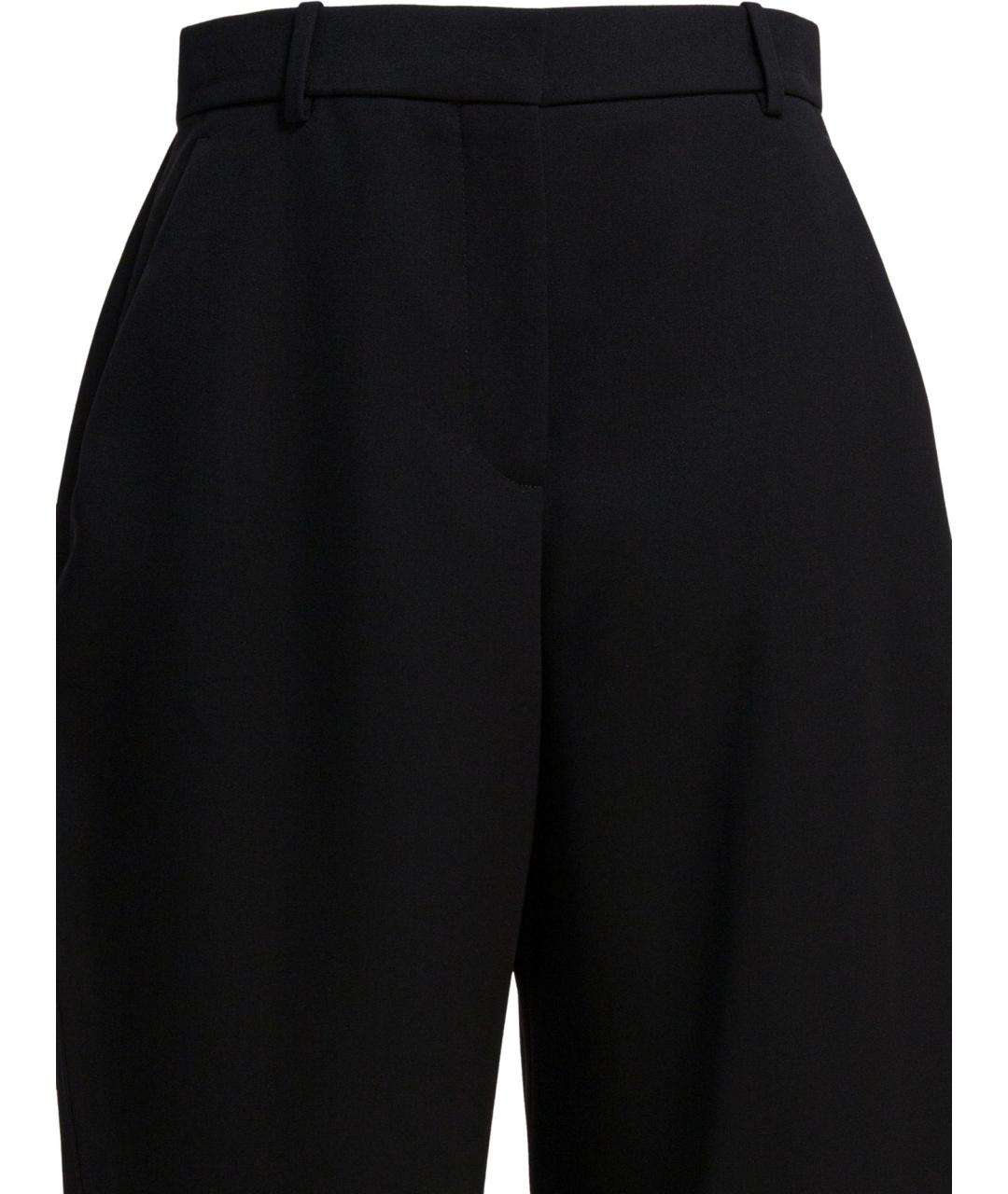 GIVENCHY Черные шерстяные прямые брюки, фото 3