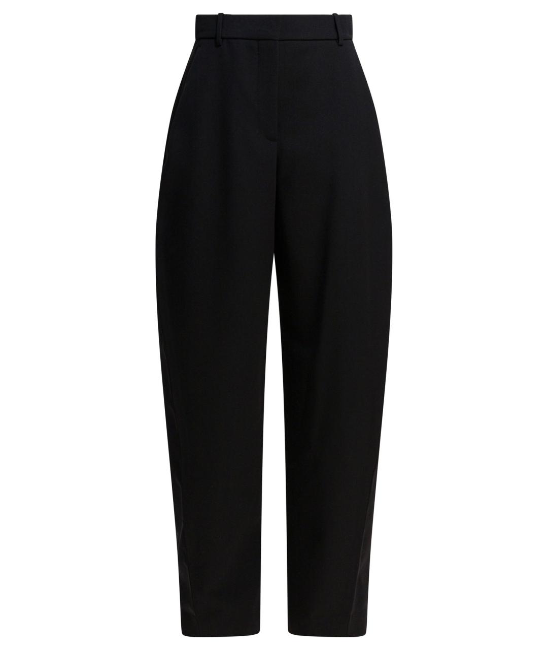 GIVENCHY Черные шерстяные прямые брюки, фото 1