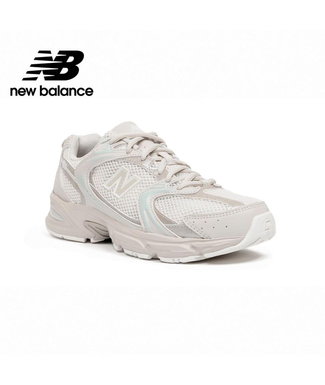 NEW BALANCE Бежевые текстильные кроссовки, фото 2
