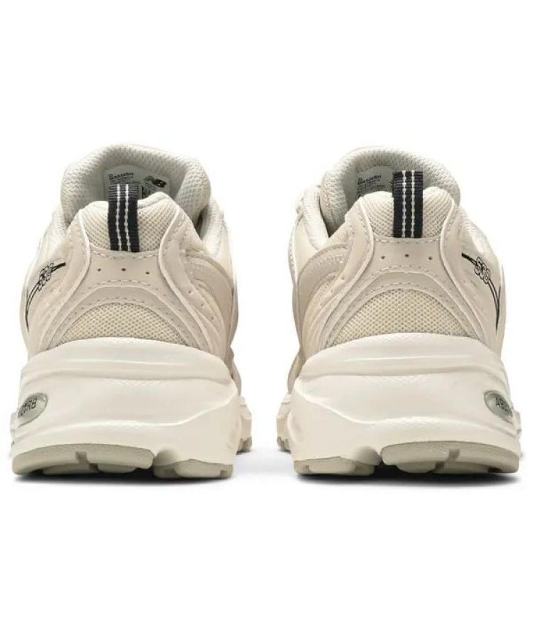 NEW BALANCE Бежевые текстильные кроссовки, фото 3