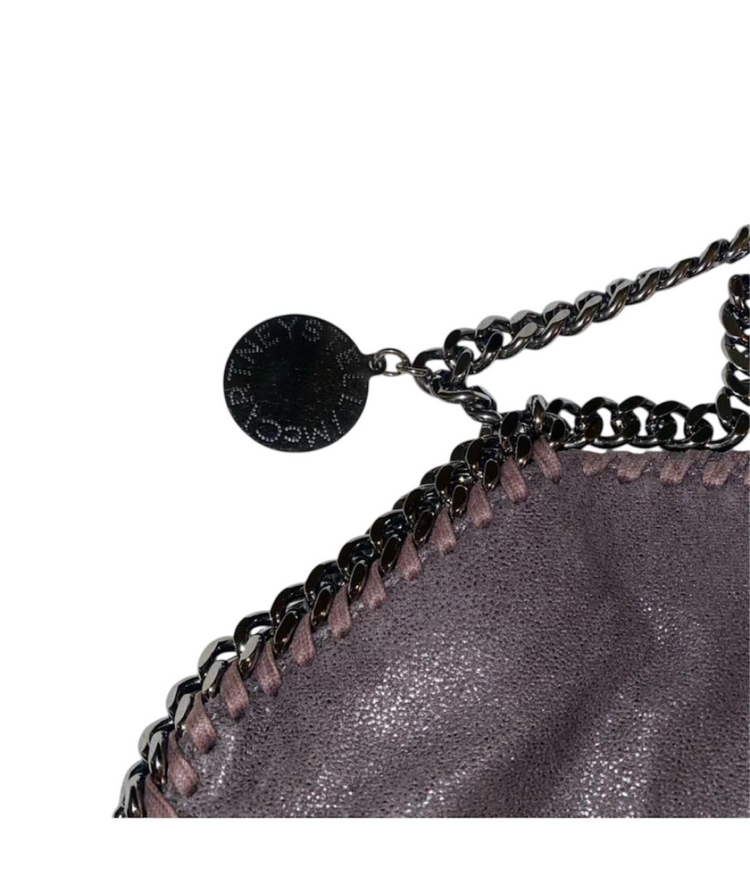STELLA MCCARTNEY Серая сумка через плечо из искусственной кожи, фото 3