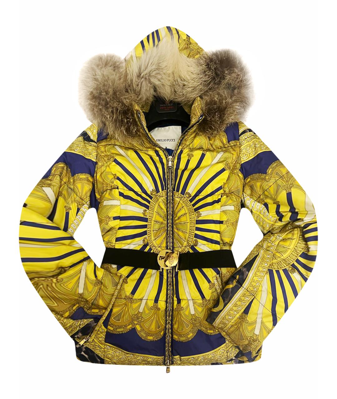 EMILIO PUCCI Желтая куртка, фото 1
