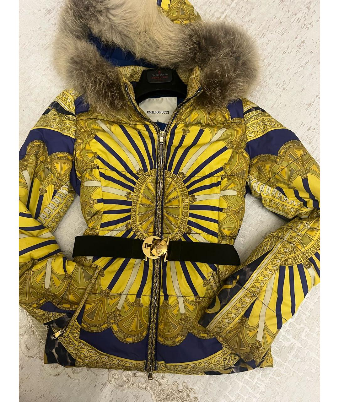 EMILIO PUCCI Желтая куртка, фото 5