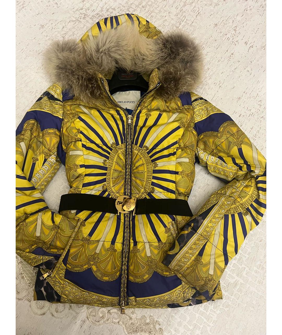 EMILIO PUCCI Желтая куртка, фото 9