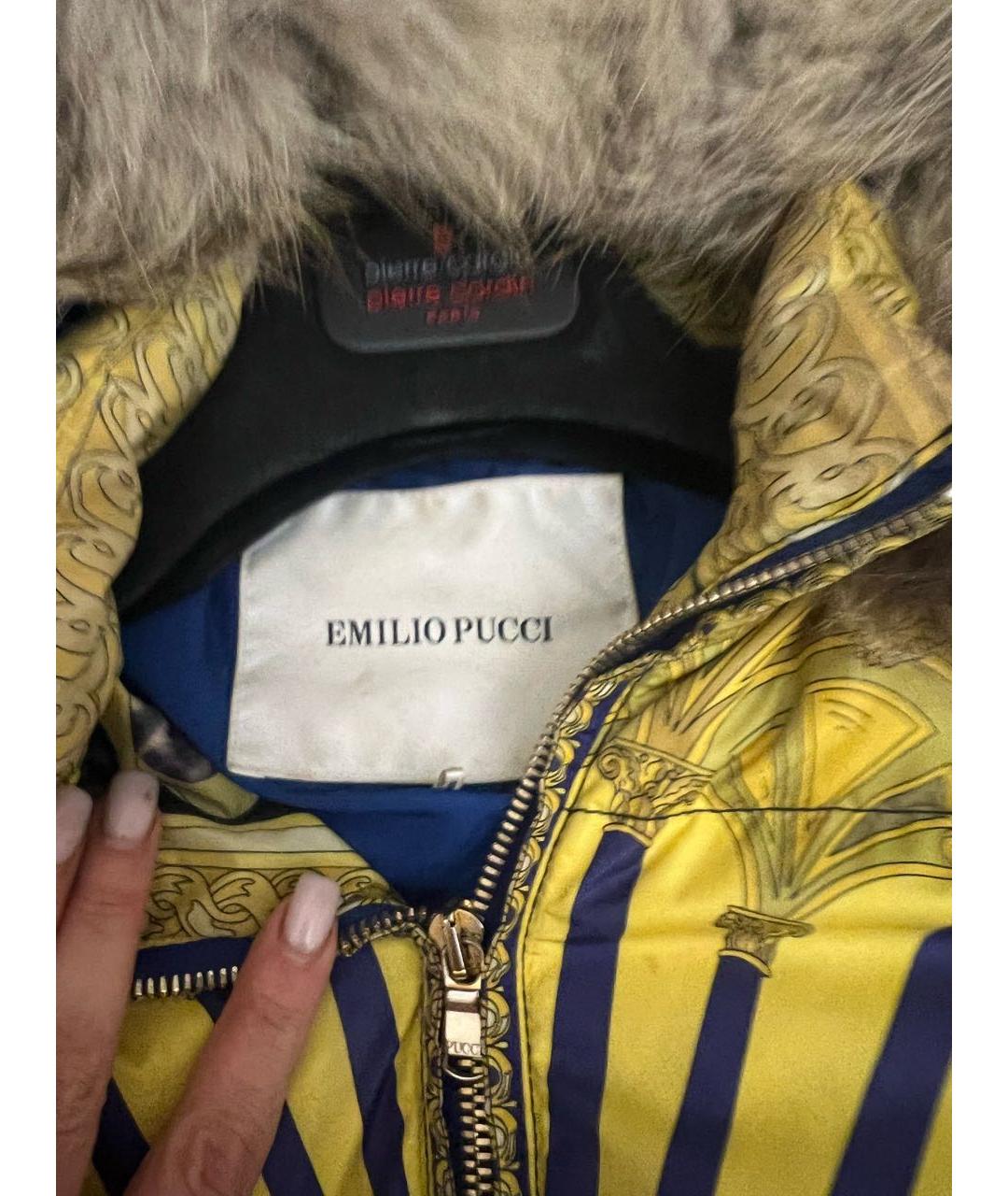 EMILIO PUCCI Желтая куртка, фото 3