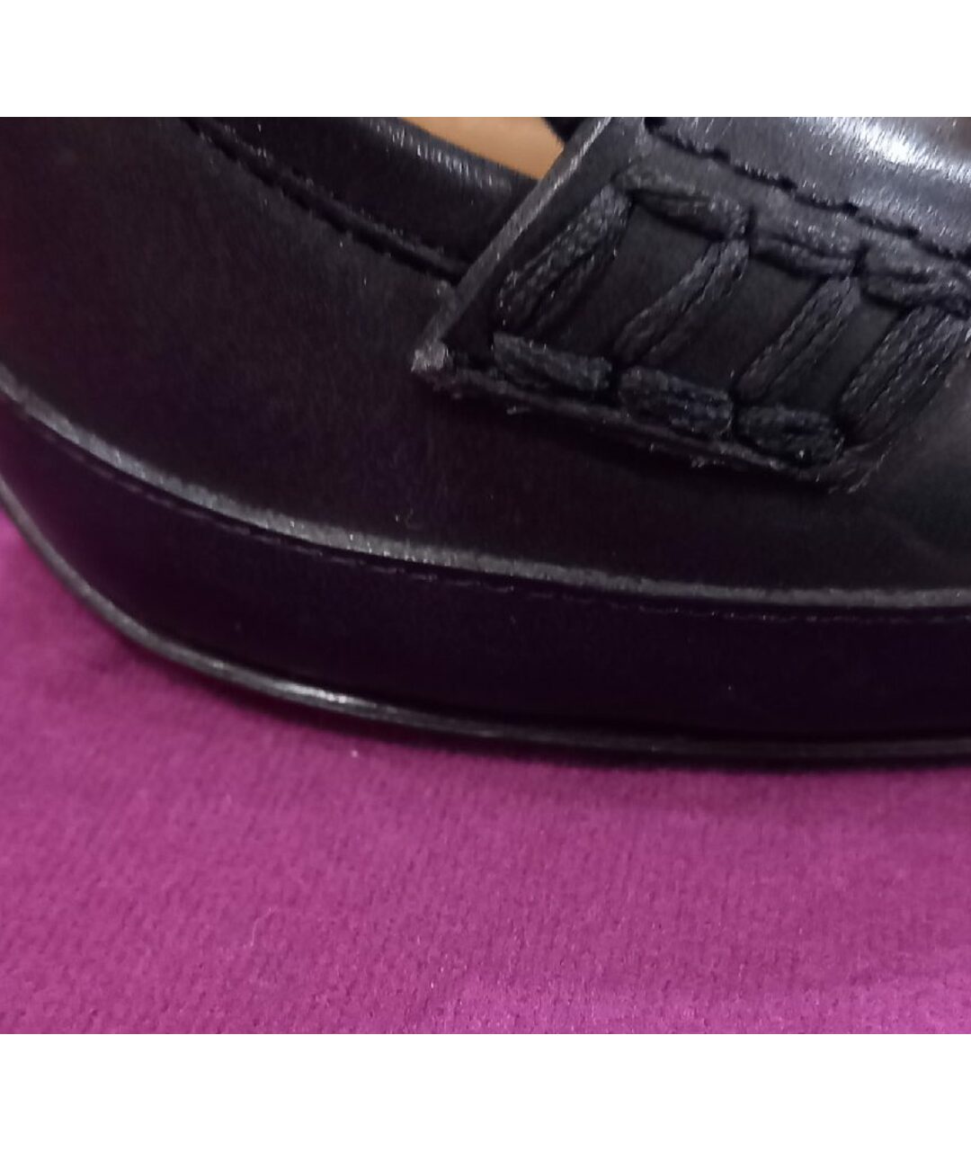 ETRO Черные кожаные туфли, фото 8