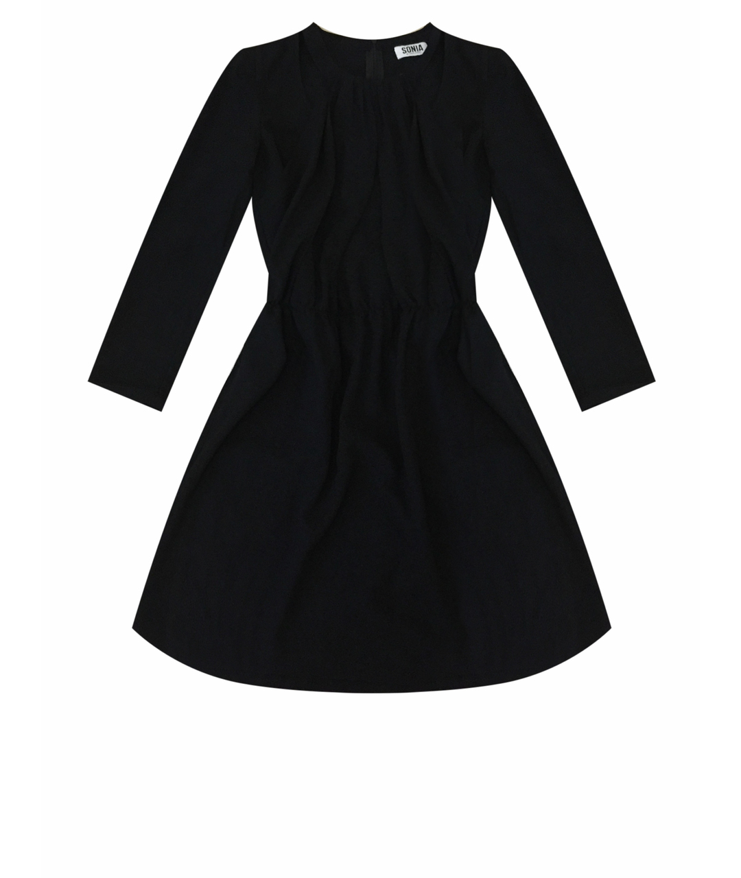 SONIA BY SONIA RYKIEL Черное полиэстеровое платье, фото 1
