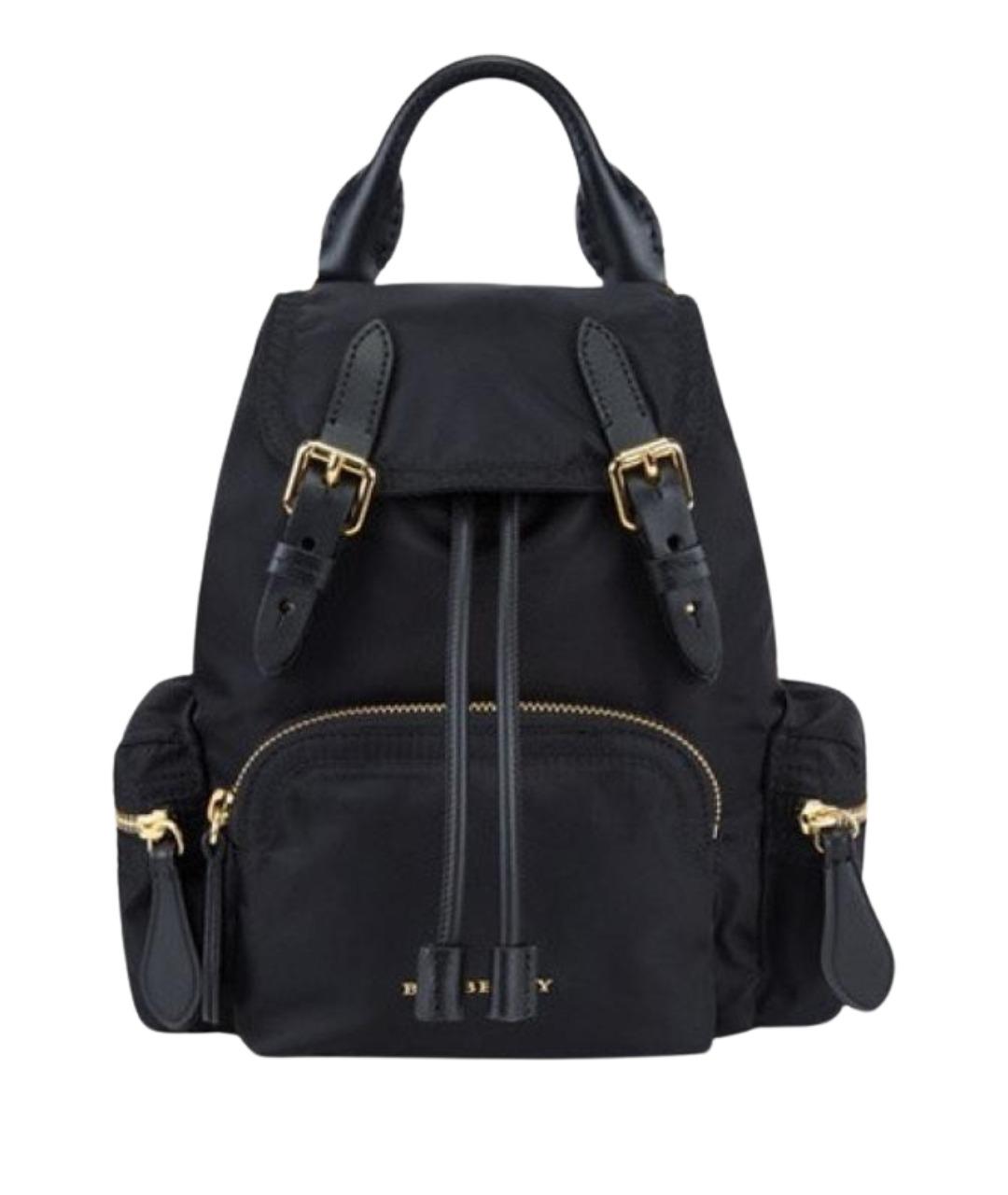 BURBERRY Черный рюкзак из канвы, фото 1