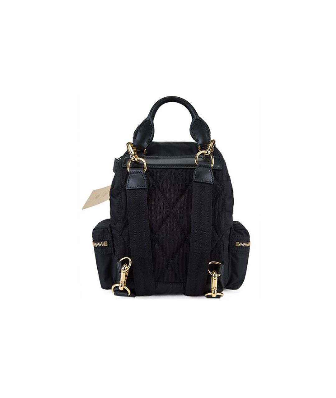 BURBERRY Черный рюкзак из канвы, фото 3