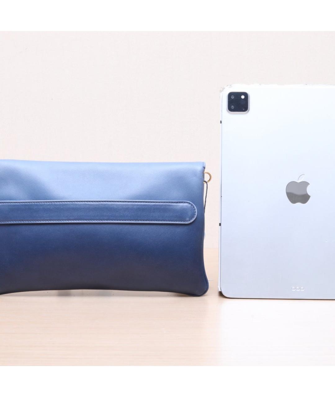 CHRISTIAN DIOR Синяя сумка через плечо, фото 7