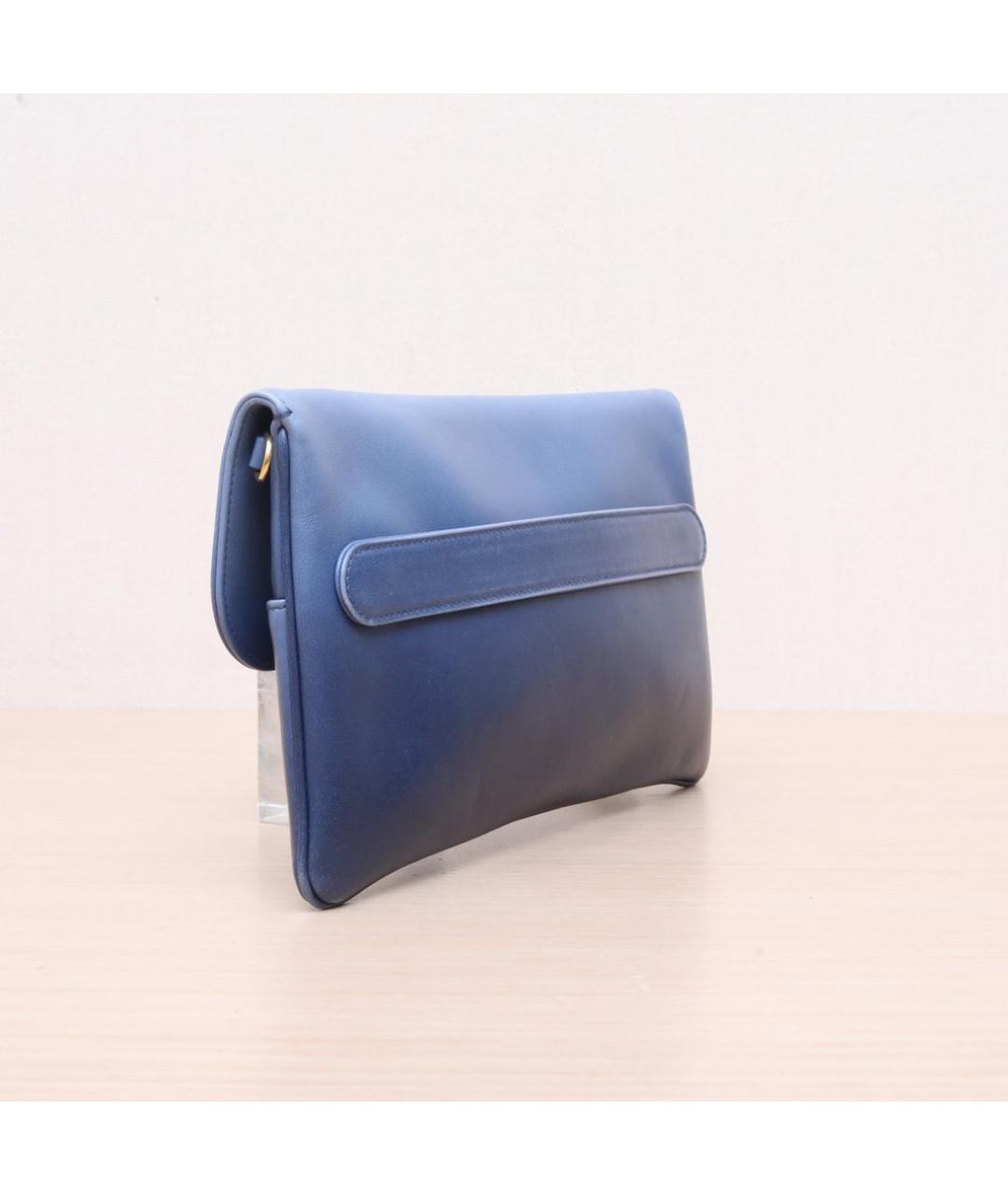 CHRISTIAN DIOR Синяя сумка через плечо, фото 6