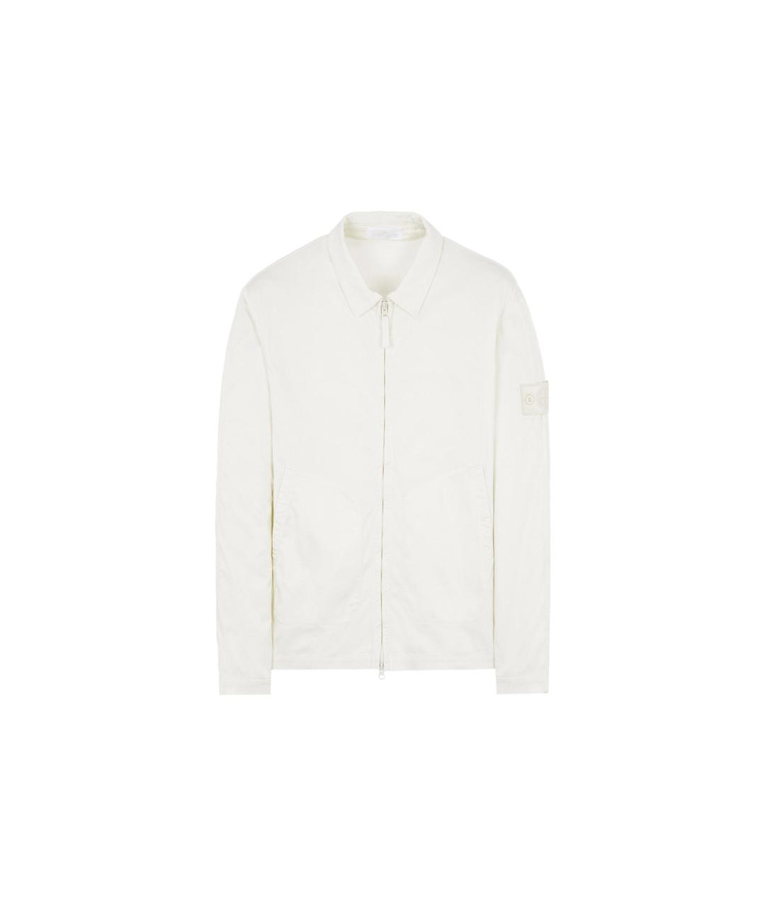 STONE ISLAND Белая куртка, фото 1