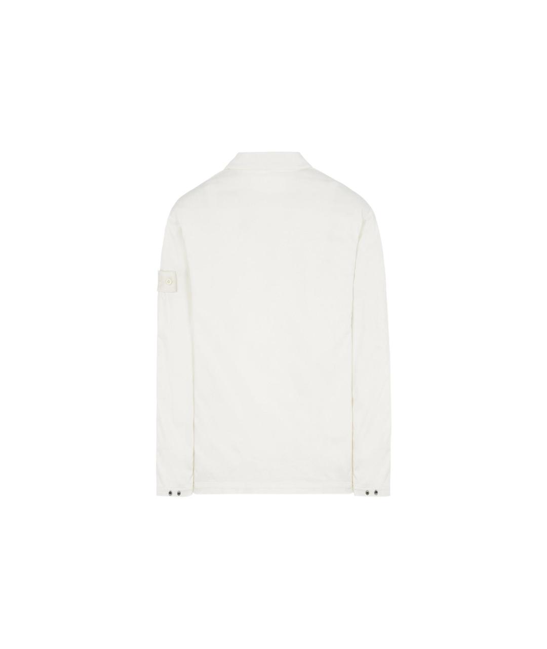 STONE ISLAND Белая куртка, фото 2