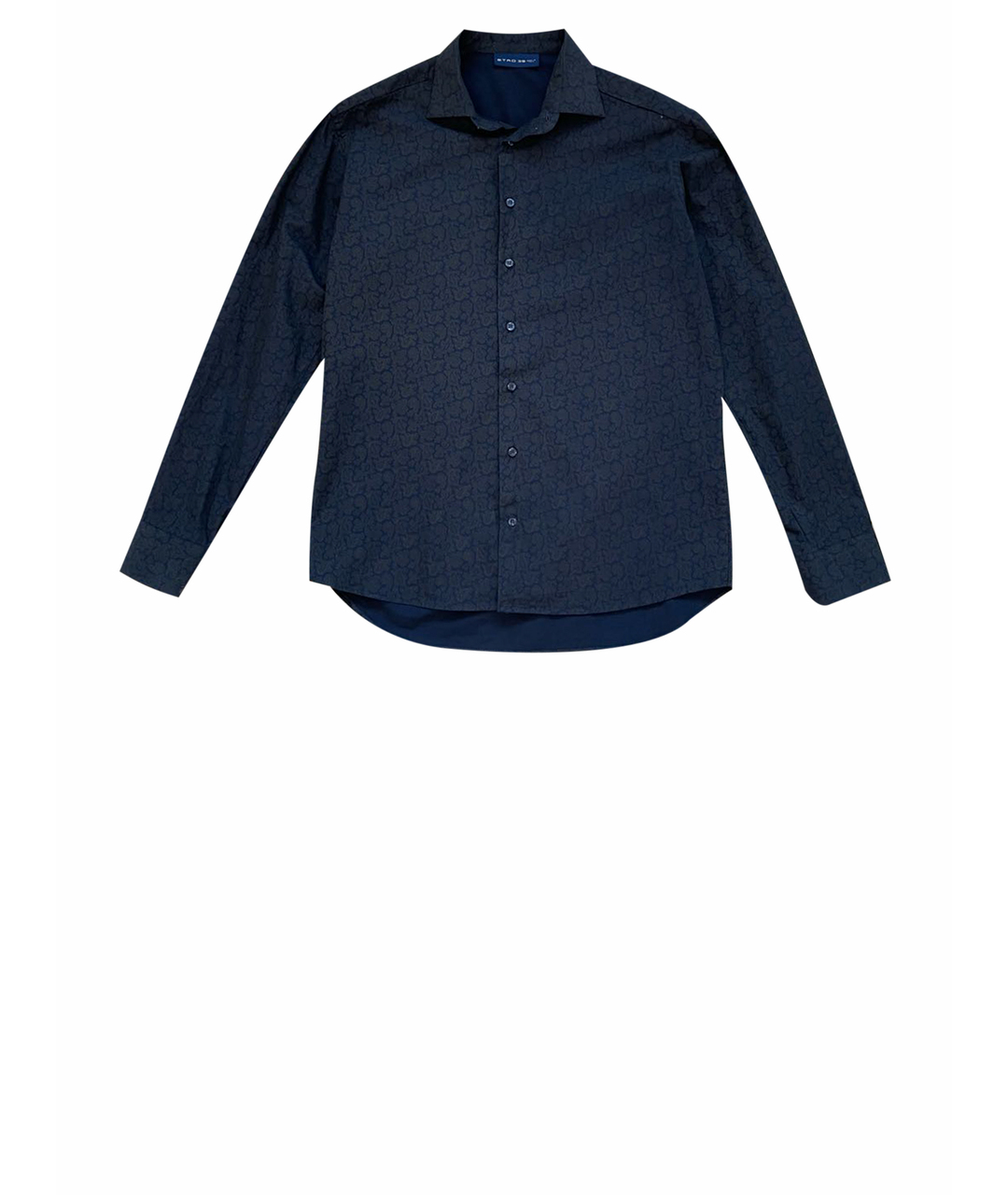 ETRO Синяя хлопковая кэжуал рубашка, фото 7