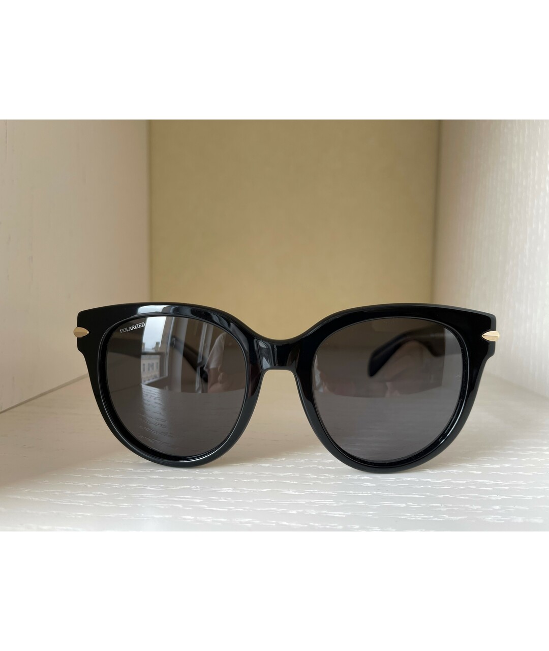 RAG&BONE Черные пластиковые солнцезащитные очки, фото 3
