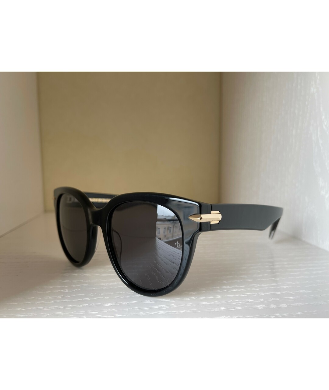 RAG&BONE Черные пластиковые солнцезащитные очки, фото 4
