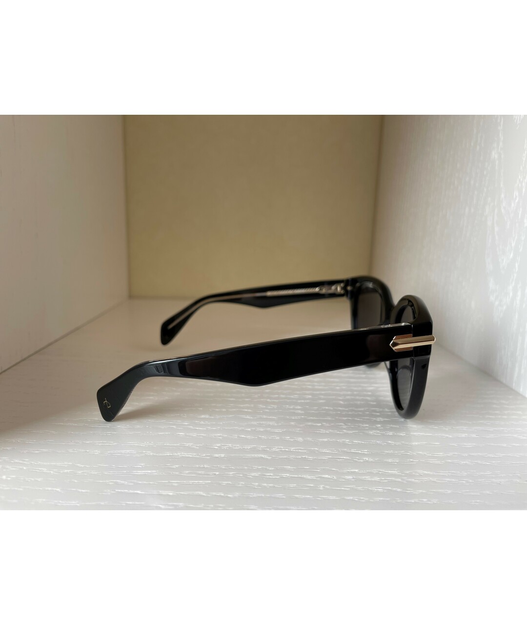 RAG&BONE Черные пластиковые солнцезащитные очки, фото 6