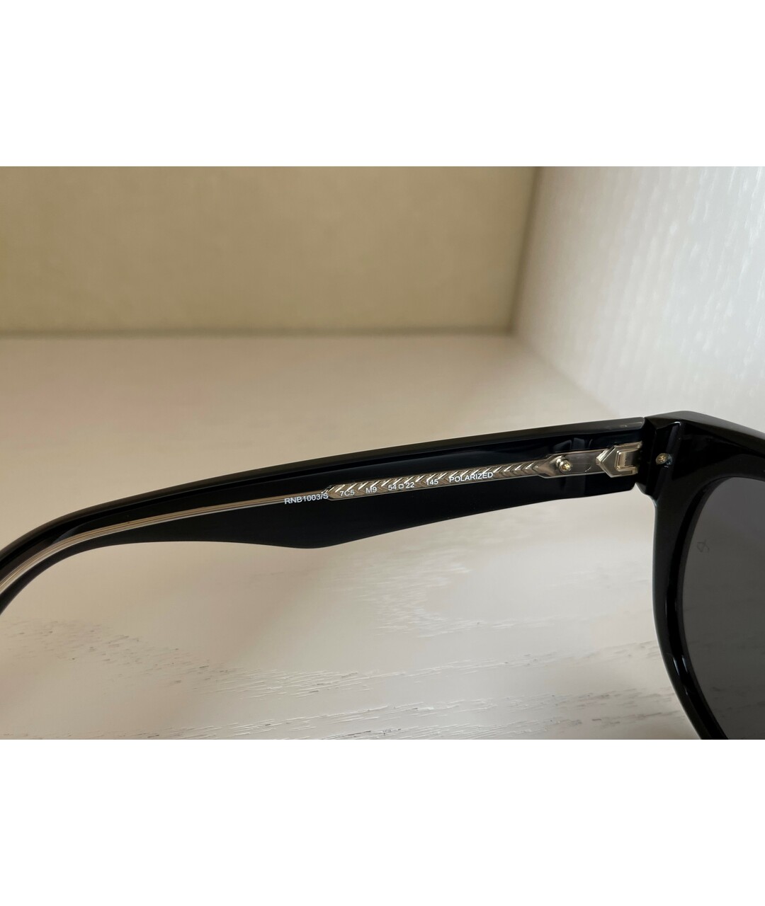 RAG&BONE Черные пластиковые солнцезащитные очки, фото 5