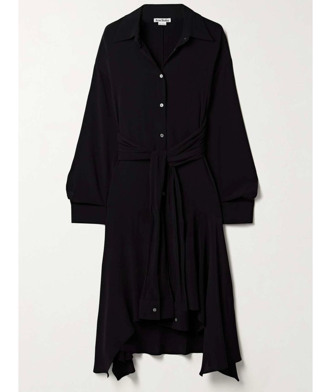 ACNE STUDIOS Черное коктейльное платье, фото 8