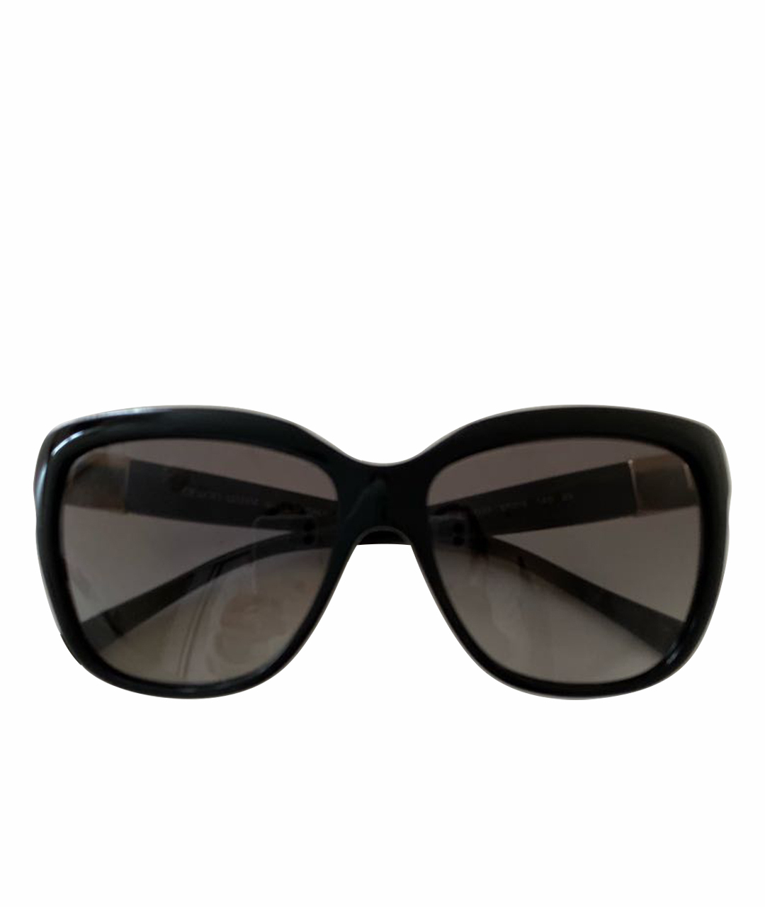 GIORGIO ARMANI Черные пластиковые солнцезащитные очки, фото 1