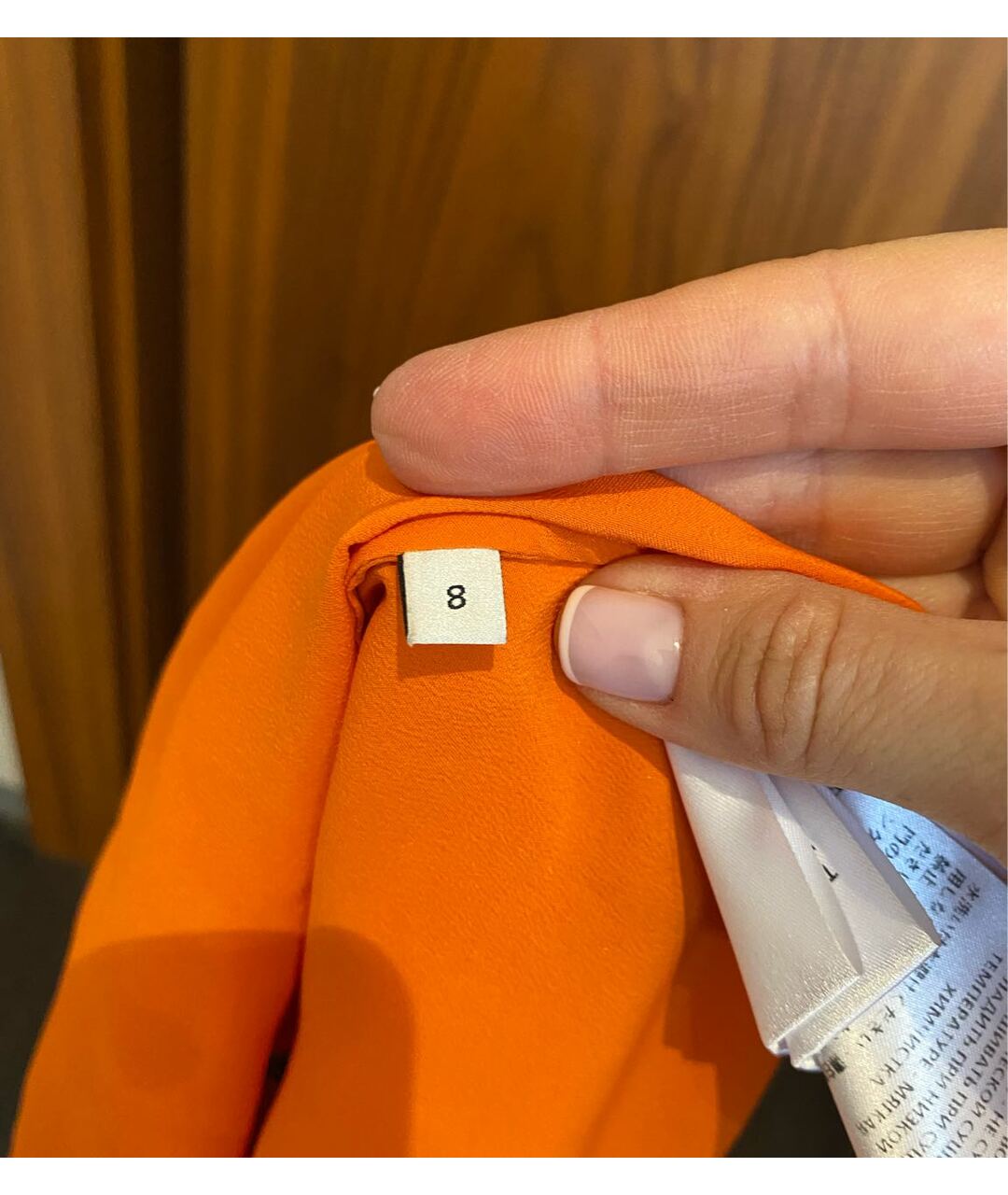 GUCCI KIDS Оранжевая шелковая юбка, фото 5