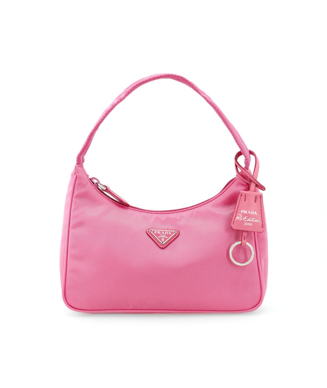 PRADA Розовая сумка через плечо, фото 2