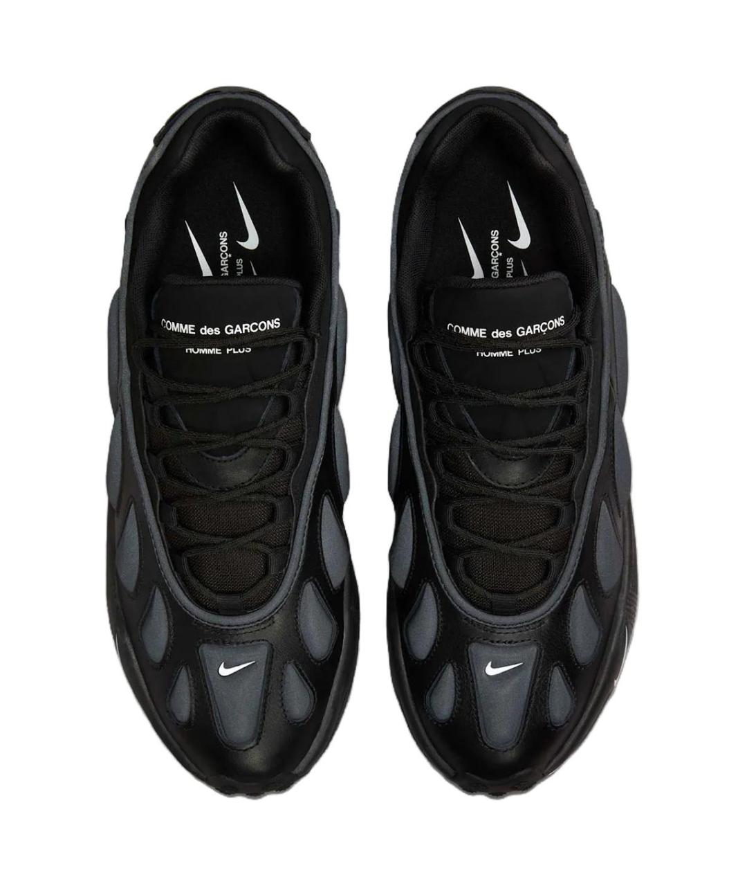 NIKE Черные кожаные кроссовки, фото 4