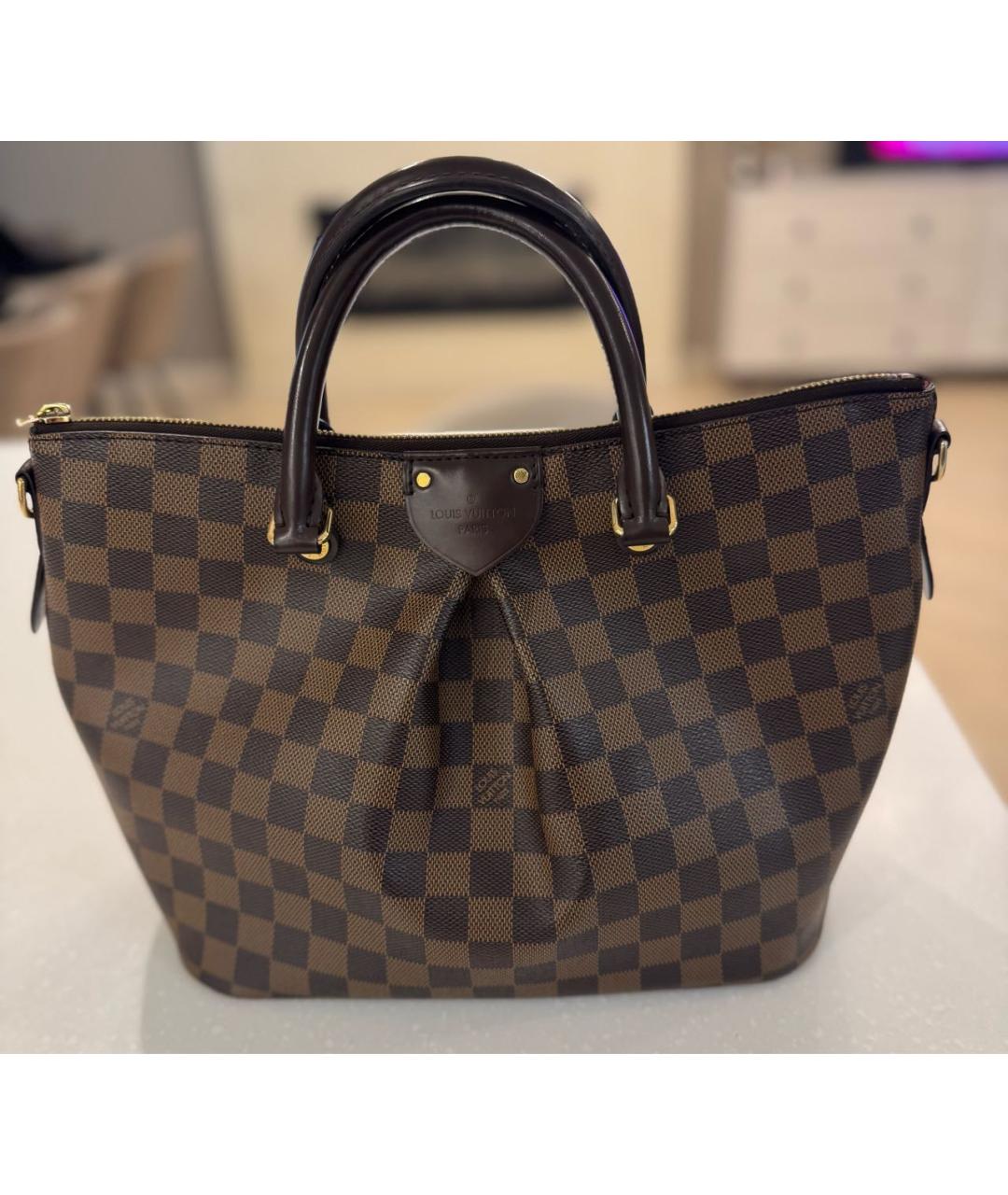 LOUIS VUITTON Коричневая сумка тоут, фото 9