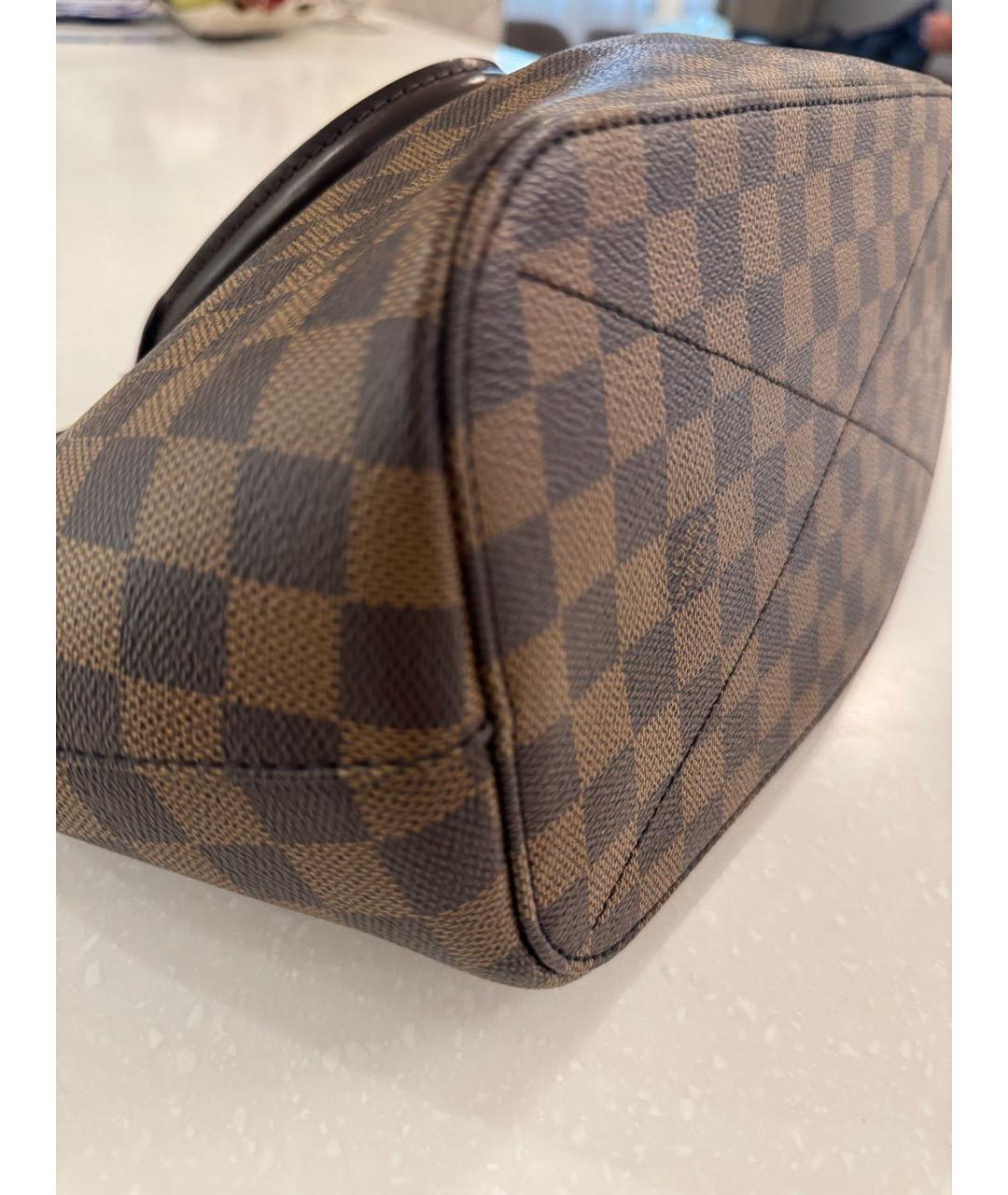 LOUIS VUITTON Коричневая сумка тоут, фото 7