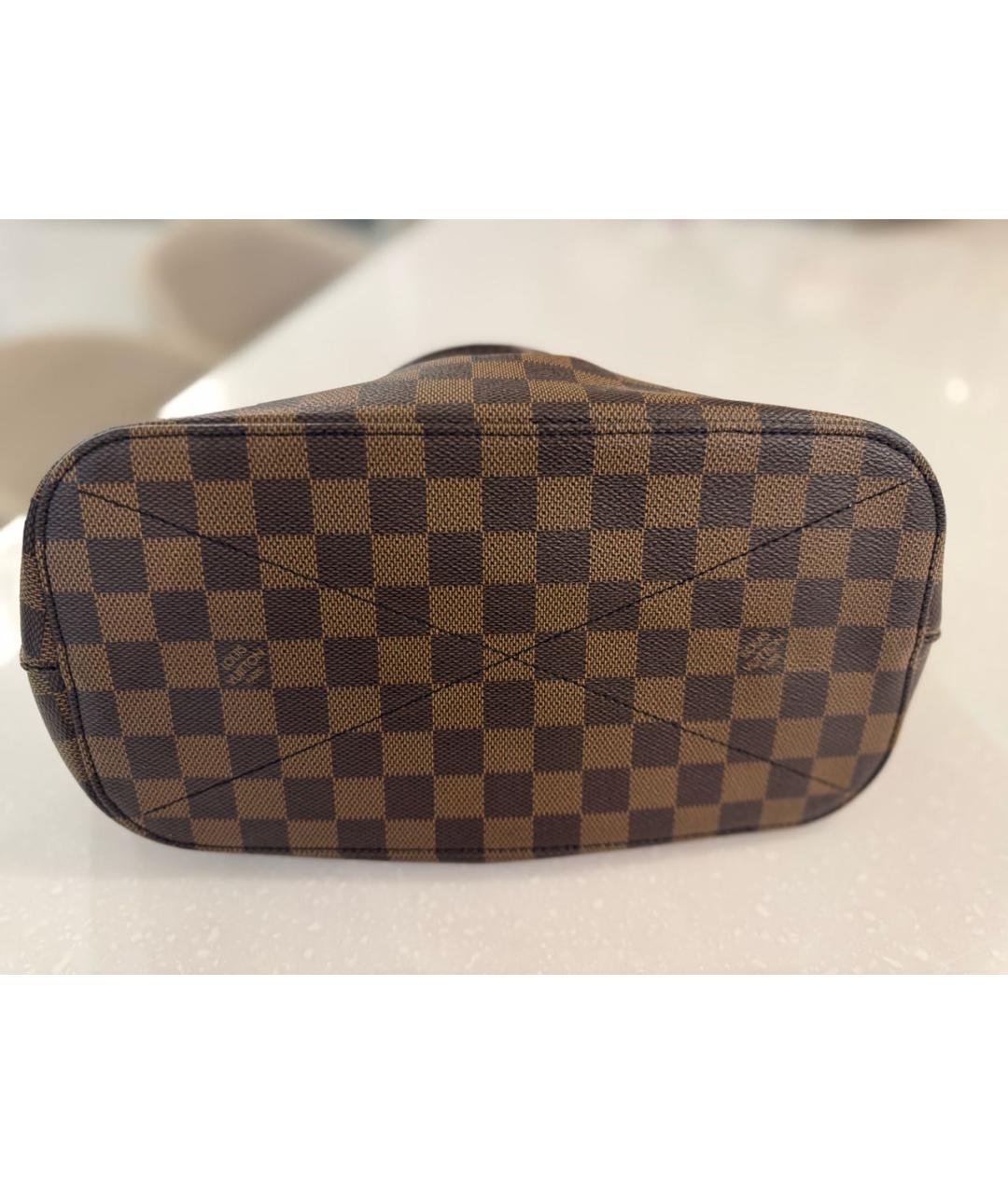 LOUIS VUITTON Коричневая сумка тоут, фото 5