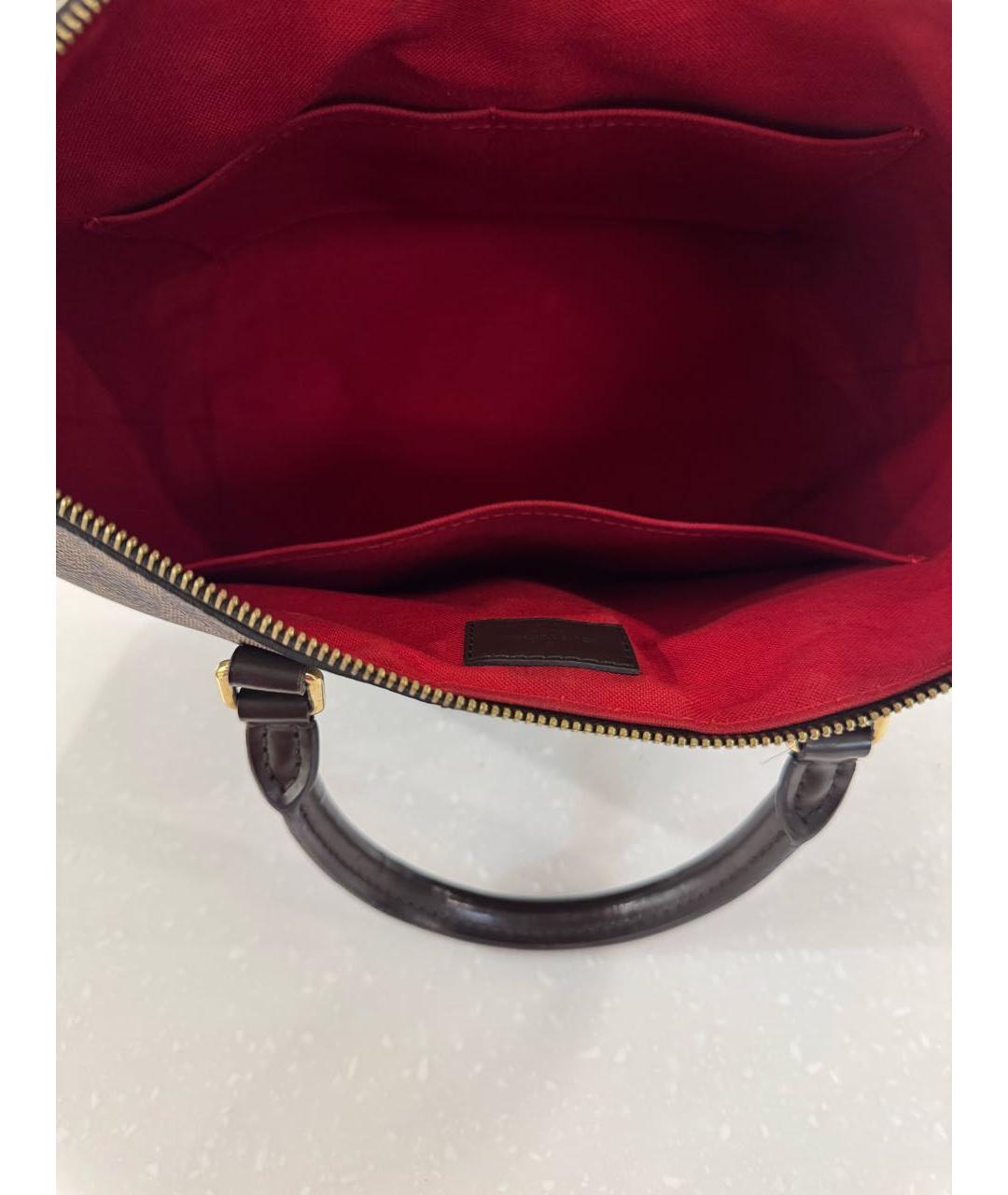 LOUIS VUITTON Коричневая сумка тоут, фото 4