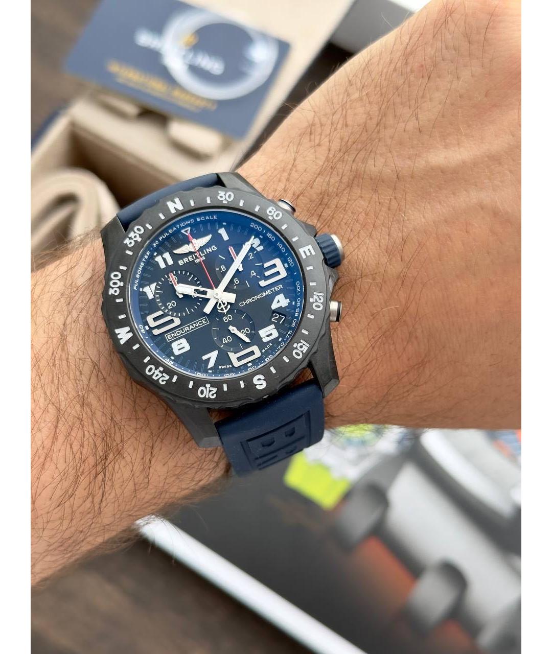 BREITLING Черные часы, фото 6