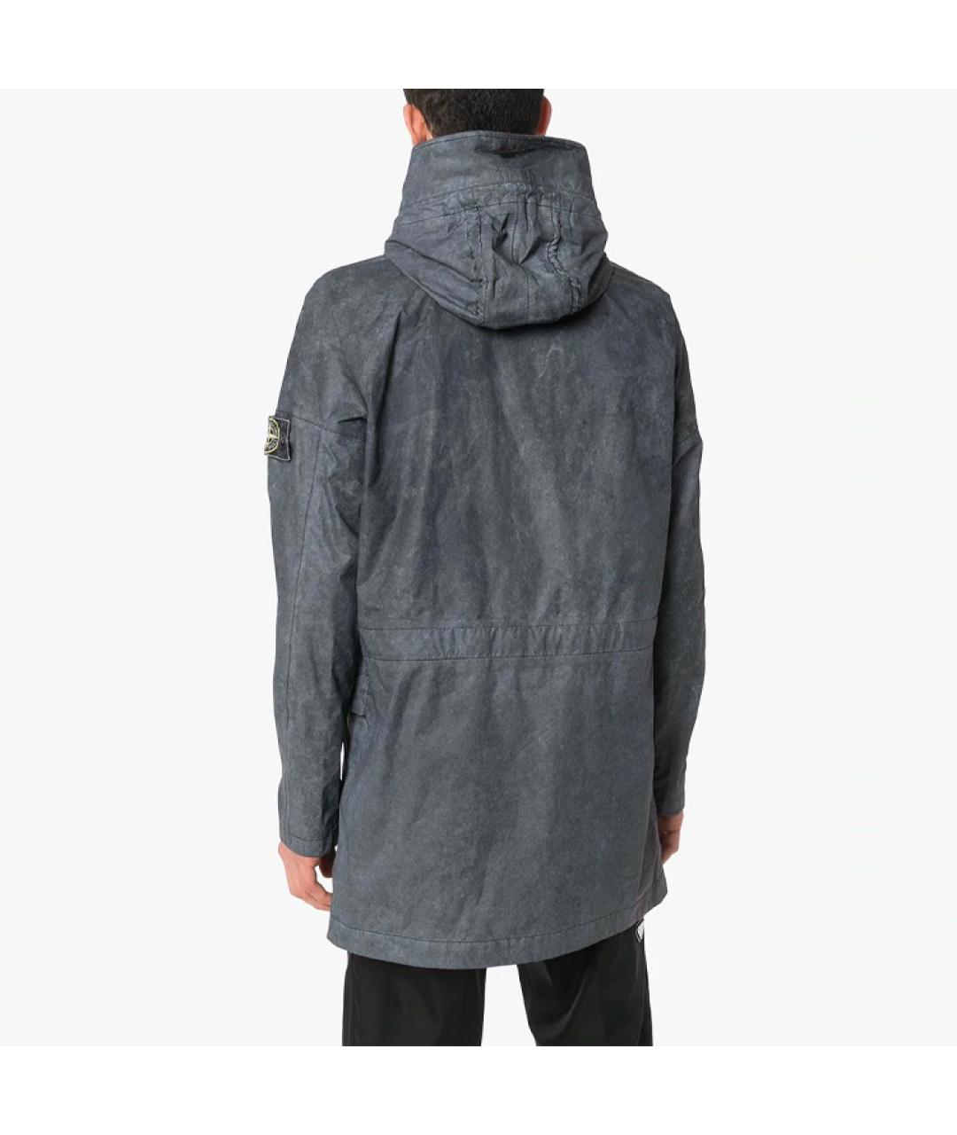 STONE ISLAND Серое пальто, фото 3