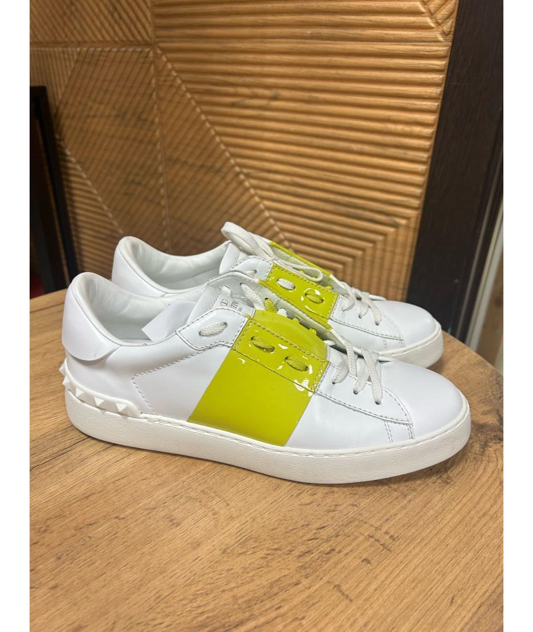 VALENTINO Белые кожаные кеды, фото 8