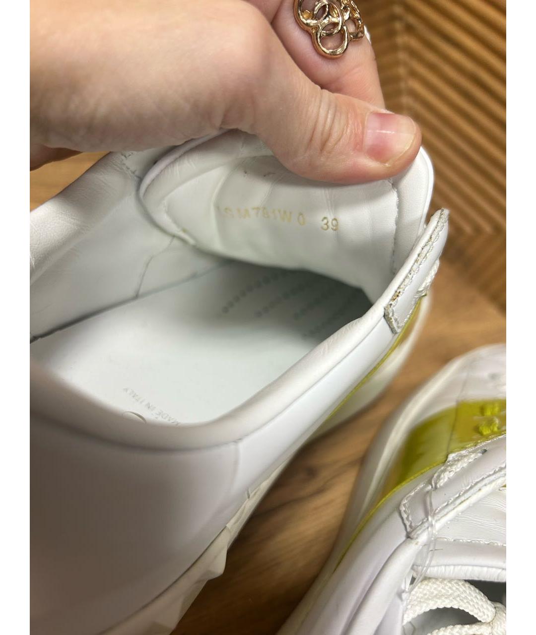VALENTINO Белые кожаные кеды, фото 7