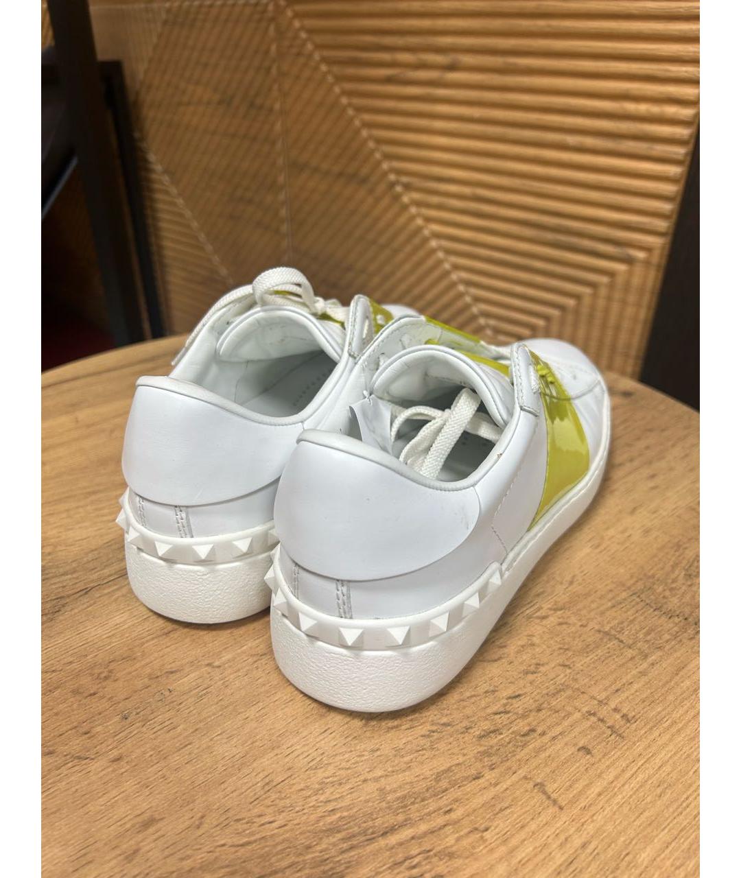 VALENTINO Белые кожаные кеды, фото 5