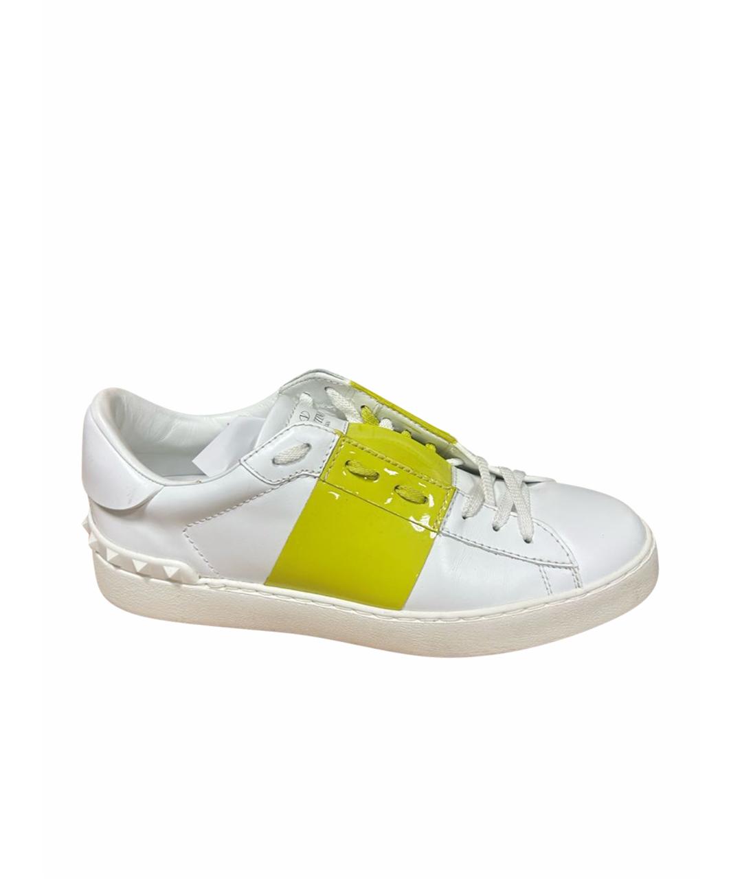 VALENTINO Белые кожаные кеды, фото 1