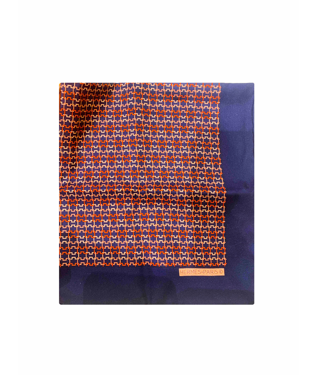 HERMES PRE-OWNED Бордовый шелковый шарф, фото 1