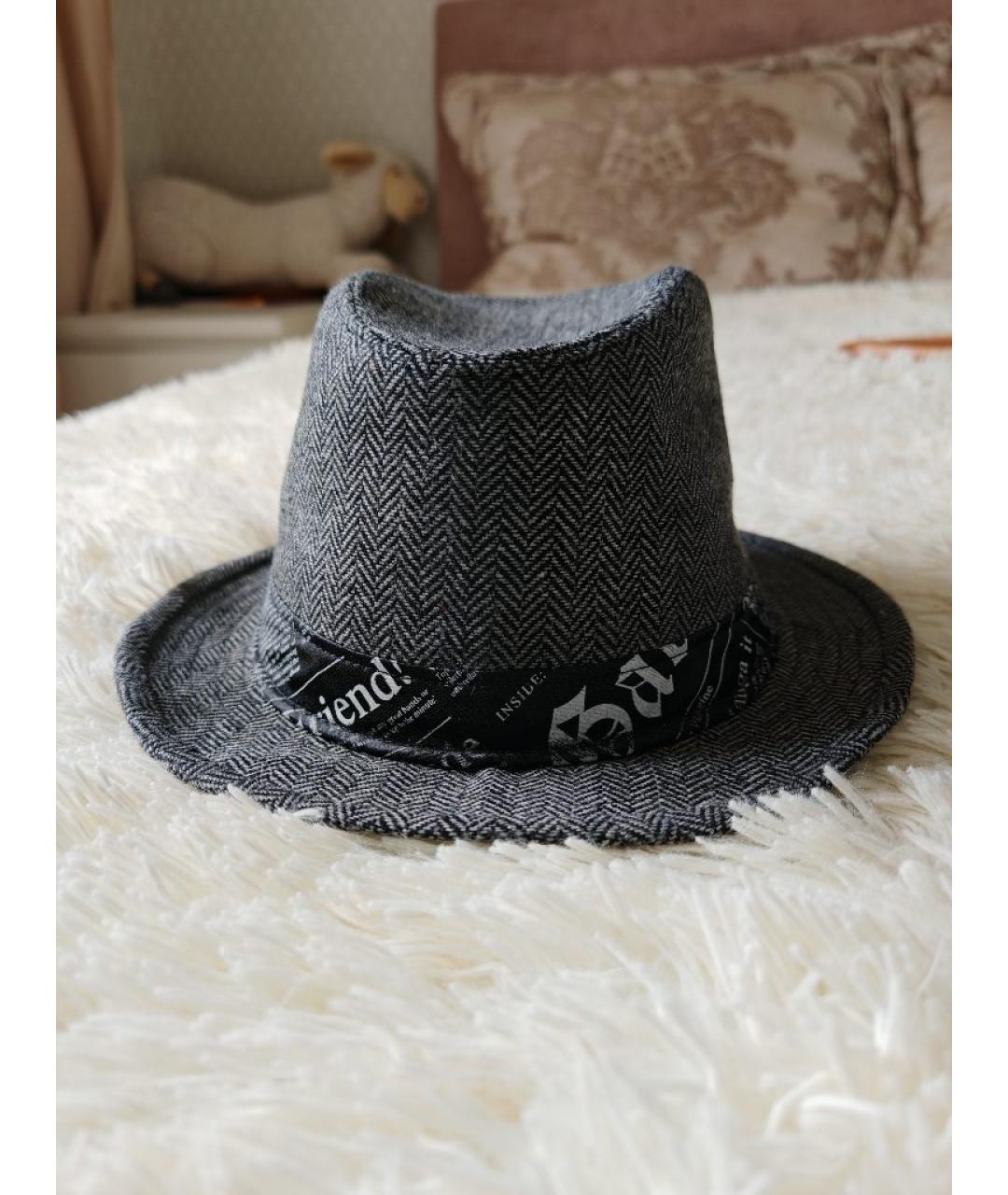 JOHN GALLIANO Серая шерстяная шляпа, фото 10