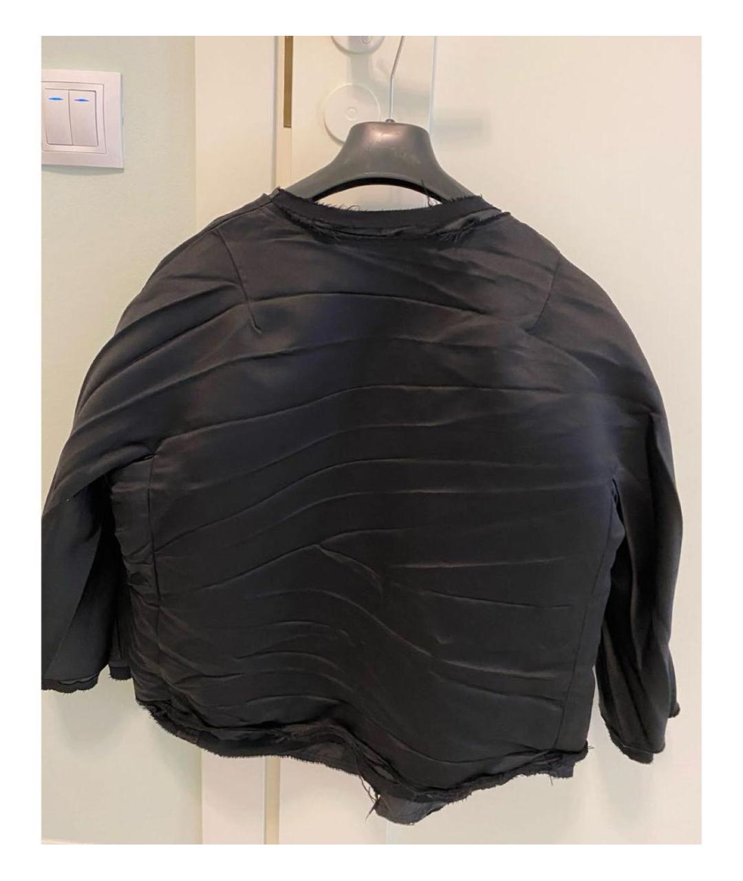 COMME DES GARÇONS Черный полиэстеровый жакет/пиджак, фото 2