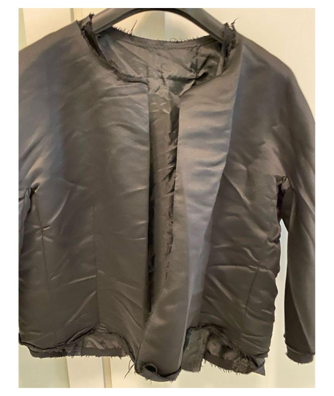 COMME DES GARÇONS Черный полиэстеровый жакет/пиджак, фото 4