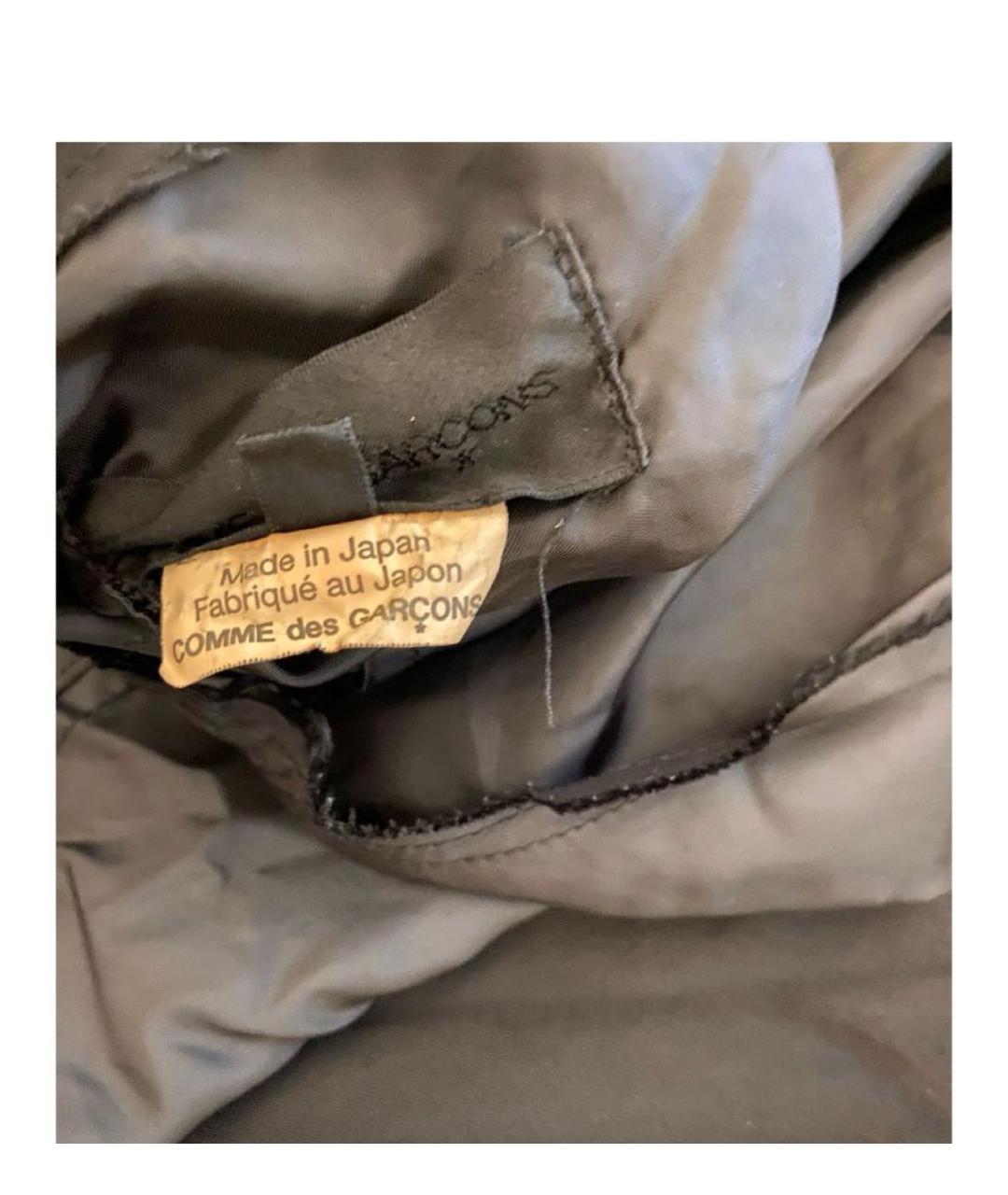 COMME DES GARÇONS Черный полиэстеровый жакет/пиджак, фото 3