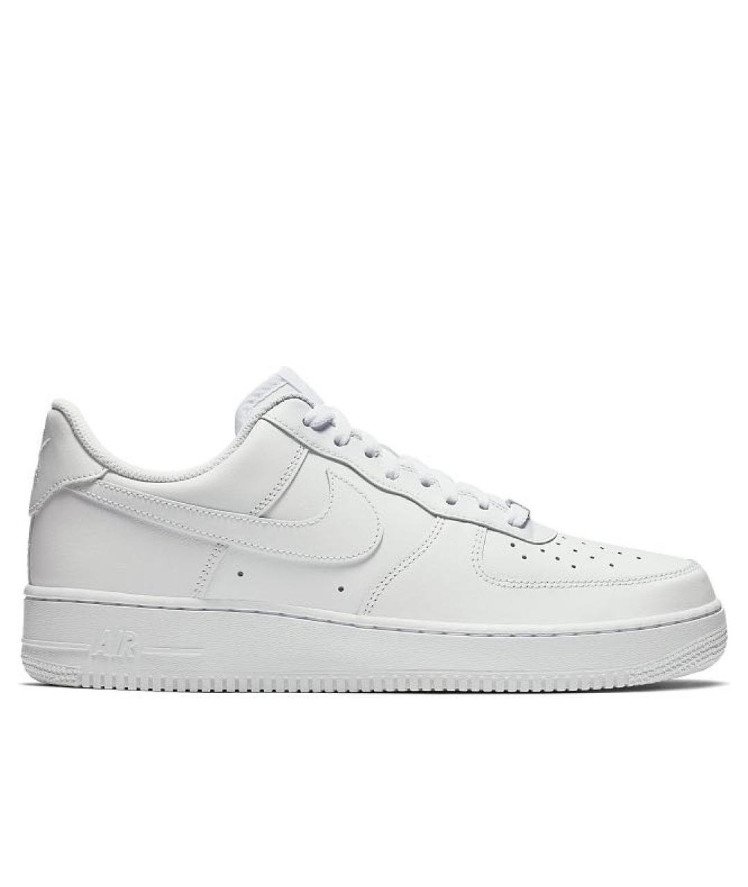 NIKE Белые кожаные кроссовки, фото 1