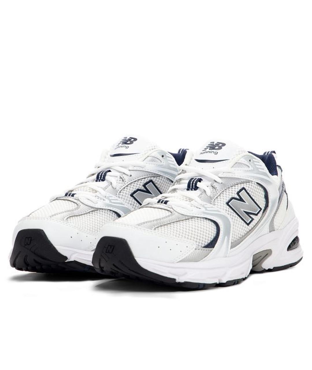 NEW BALANCE Белые текстильные низкие кроссовки / кеды, фото 7