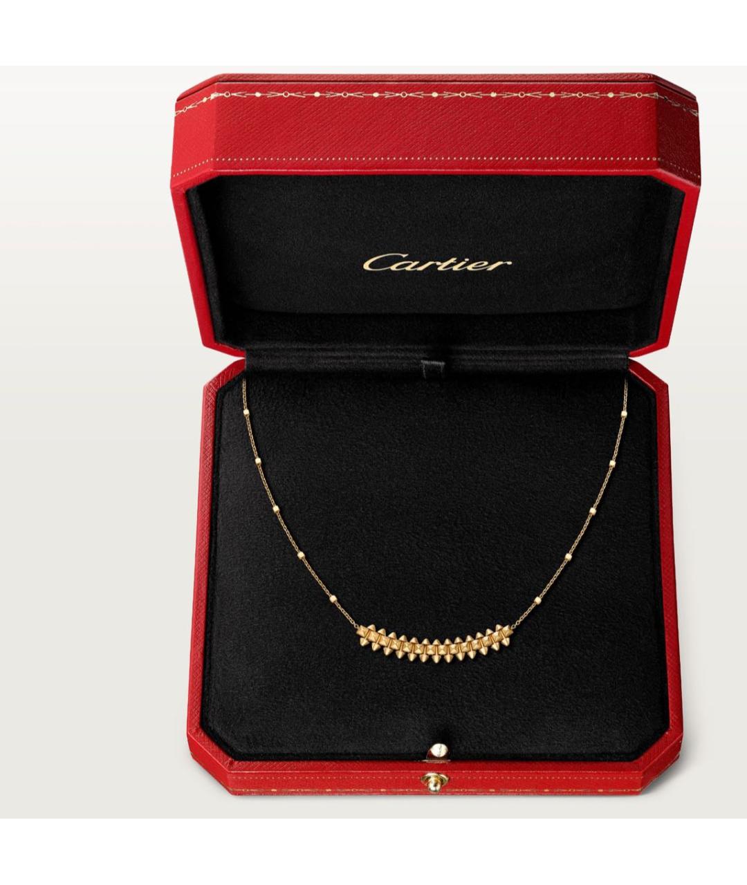 CARTIER Желтое колье из желтого золота, фото 6